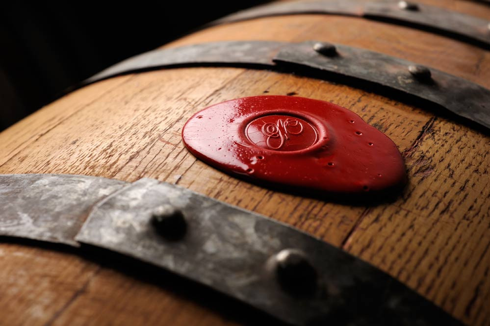 Barrel cellar at Fèlsina winery